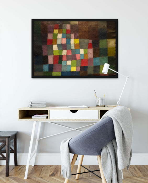 Paul Klee - Alter Klang, Poster mit Bilderrahmen