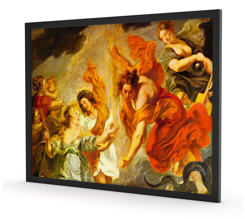 Peter Paul Rubens - Gemäldezyklus für Maria de' Medici, Poster mit Bilderrahmen