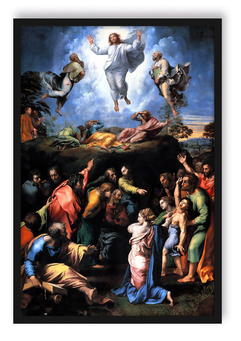 Raffael - Transfiguration , Poster mit Bilderrahmen
