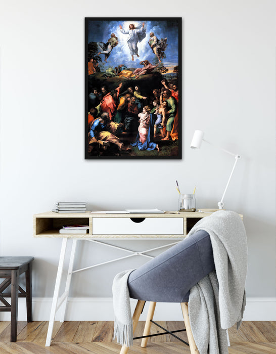 Raffael - Transfiguration , Poster mit Bilderrahmen