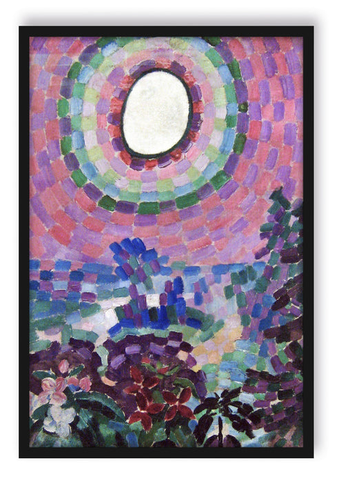 Pixxprint Robert Delaunay - Paysage au disque , Poster mit Bilderrahmen