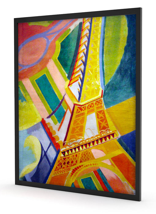 Robert Delaunay - Eiffel-Turm , Poster mit Bilderrahmen