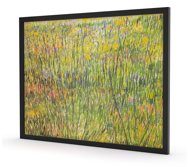 Vincent Van Gogh - Gras-Stelle , Poster mit Bilderrahmen