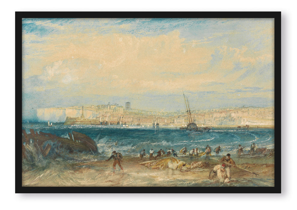 Pixxprint William Turner - Margate , Poster mit Bilderrahmen