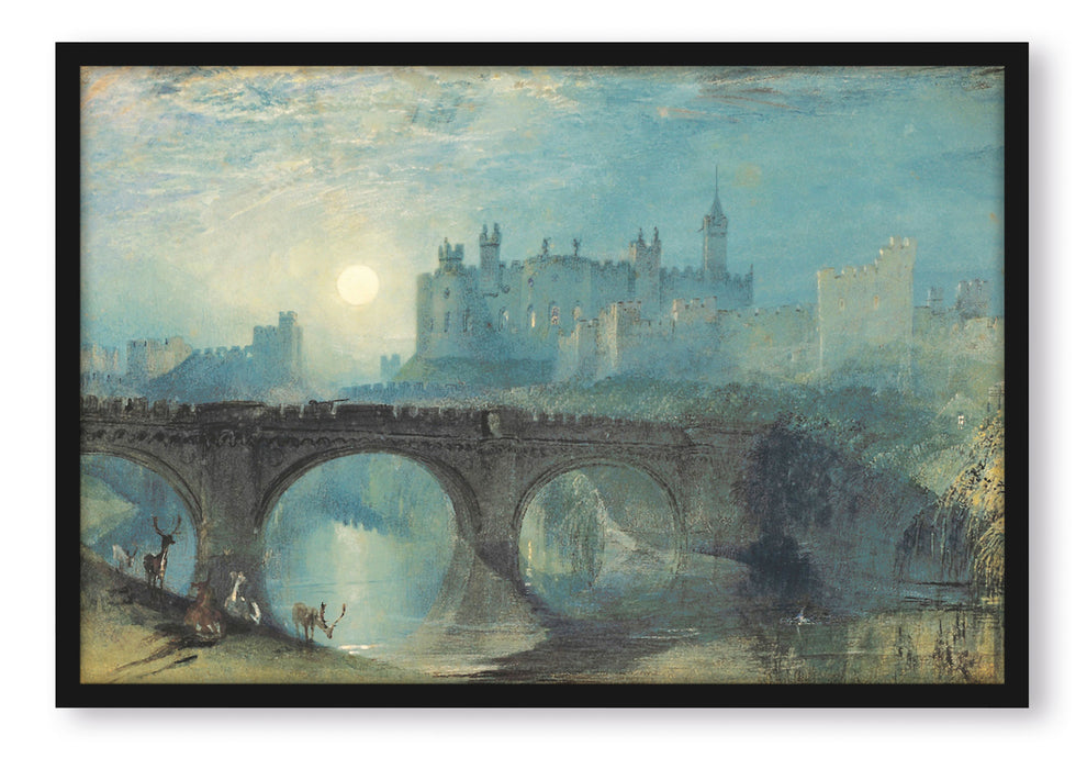 Pixxprint William Turner - Moela Agsa, Poster mit Bilderrahmen