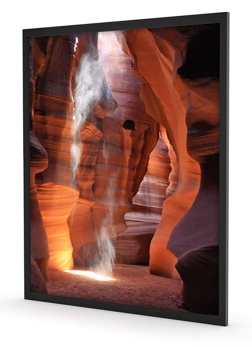 Sand Antelope Canyon, Poster mit Bilderrahmen