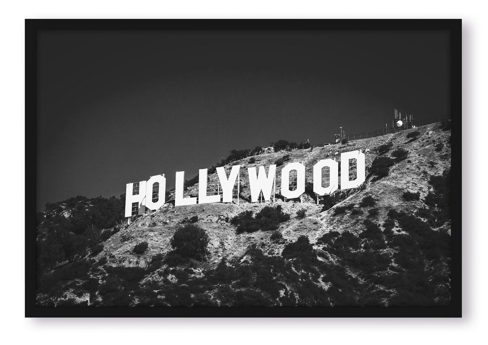 Wahrzeichen von Hollywood, Poster mit Bilderrahmen