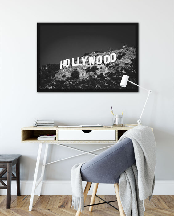 Wahrzeichen von Hollywood, Poster mit Bilderrahmen