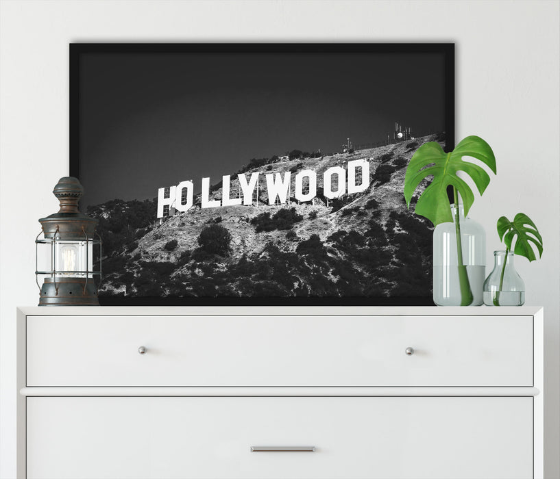 Wahrzeichen von Hollywood, Poster mit Bilderrahmen