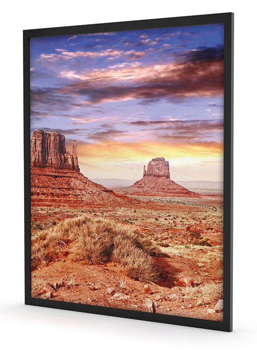 Utah Monument Valley, Poster mit Bilderrahmen