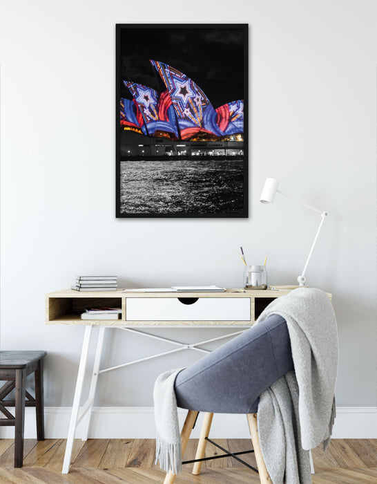 Sydney Opera House, Poster mit Bilderrahmen