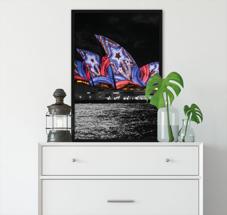 Sydney Opera House, Poster mit Bilderrahmen