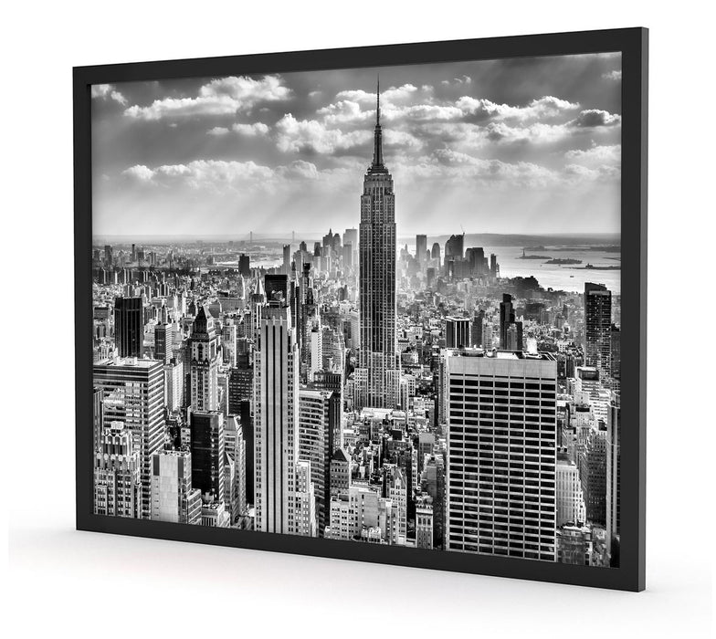 New York, Manhattan, Poster mit Bilderrahmen