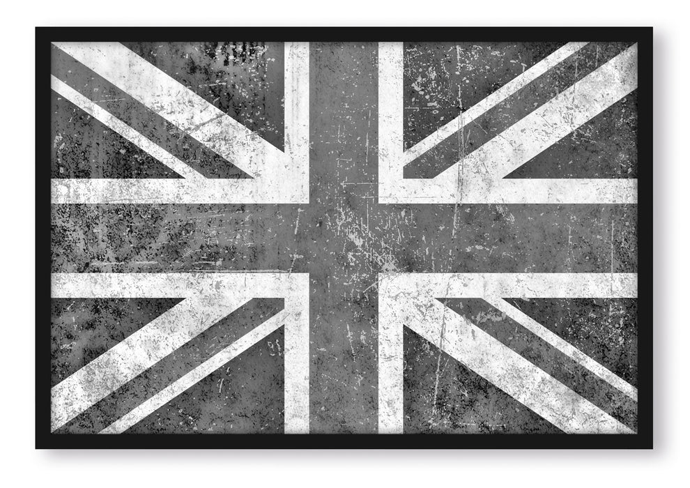 Pixxprint Union Jack, Poster mit Bilderrahmen