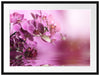 Wunderschöne Orchideenblüten Passepartout 80x60