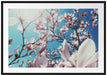 Zarte Rosa Magnolie Blüten Passepartout 100x70