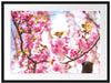 Schöne Kirschblüten Passepartout 80x60