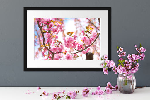 Schöne Kirschblüten Passepartout Wohnzimmer