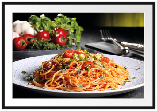 Leckere Spaghetti Italia Passepartout 100x70