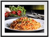 Leckere Spaghetti Italia Passepartout 80x60