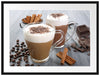 Schokolade und Kaffee Passepartout 80x60