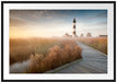 Leuchtturm im Nebel Passepartout 100x70