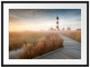 Leuchtturm im Nebel Passepartout 80x60