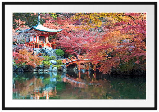 Wunderschönes Kloster in Japan Passepartout 100x70