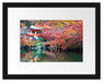 Wunderschönes Kloster in Japan Passepartout 38x30