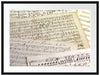 Stilvolle alte Notenblätter Passepartout 80x60