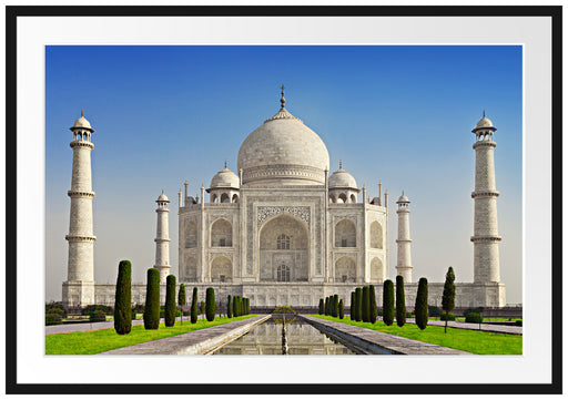 Gewaltiger Taj Mahal Passepartout 100x70