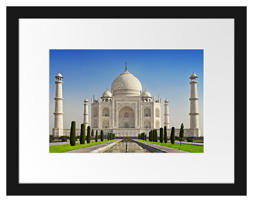 Gewaltiger Taj Mahal Passepartout 38x30