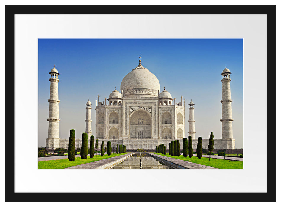 Gewaltiger Taj Mahal Passepartout 55x40