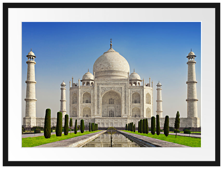 Gewaltiger Taj Mahal Passepartout 80x60