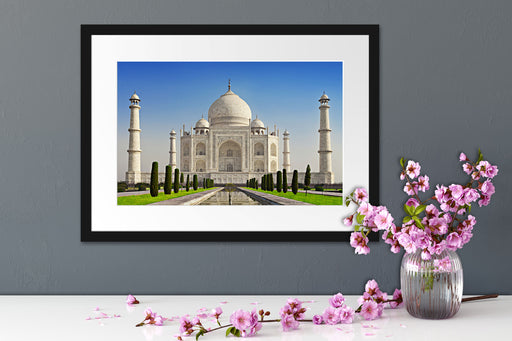 Gewaltiger Taj Mahal Passepartout Wohnzimmer