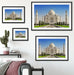 Gewaltiger Taj Mahal Passepartout Dekovorschlag