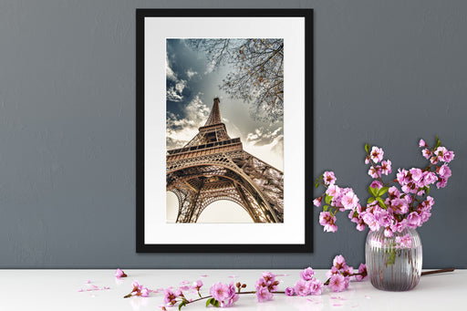 Eindrucksvoller Eifelturm Paris Passepartout Wohnzimmer