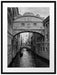 Romantischer Kanal in Venedig Passepartout 80x60