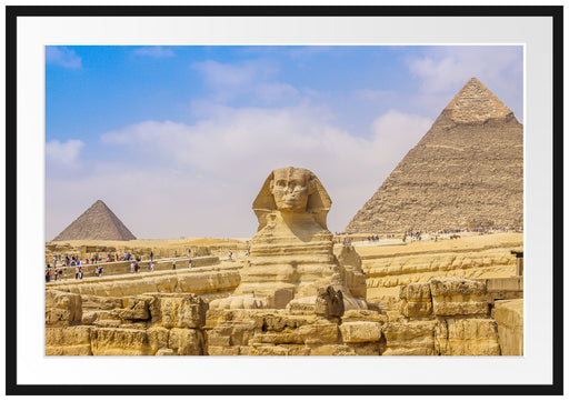 Große Sphinx von Gizeh Passepartout 100x70
