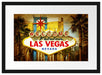 Las Vegas Ortseingangsschild Passepartout 55x40