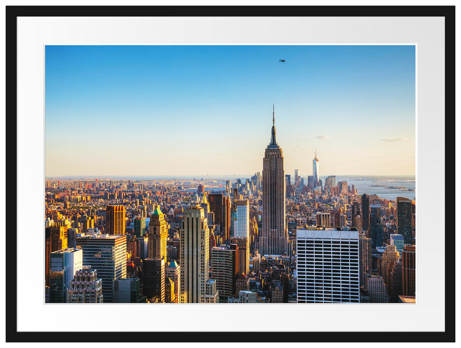 Empire State Building in New York Passepartout 80x60