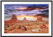 Utah Monument Valley Passepartout 100x70