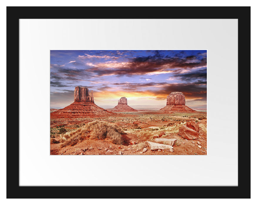 Utah Monument Valley Passepartout 38x30
