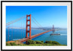 Golden Gate Bridge Passepartout 100x70
