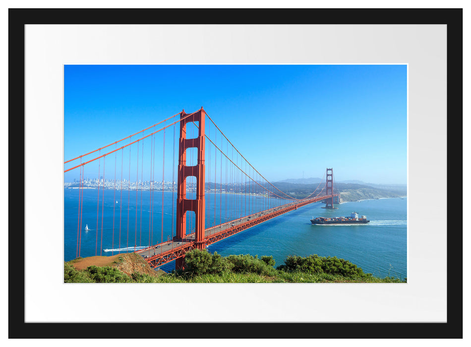 Golden Gate Bridge Passepartout 55x40