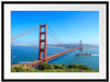 Golden Gate Bridge Passepartout 80x60