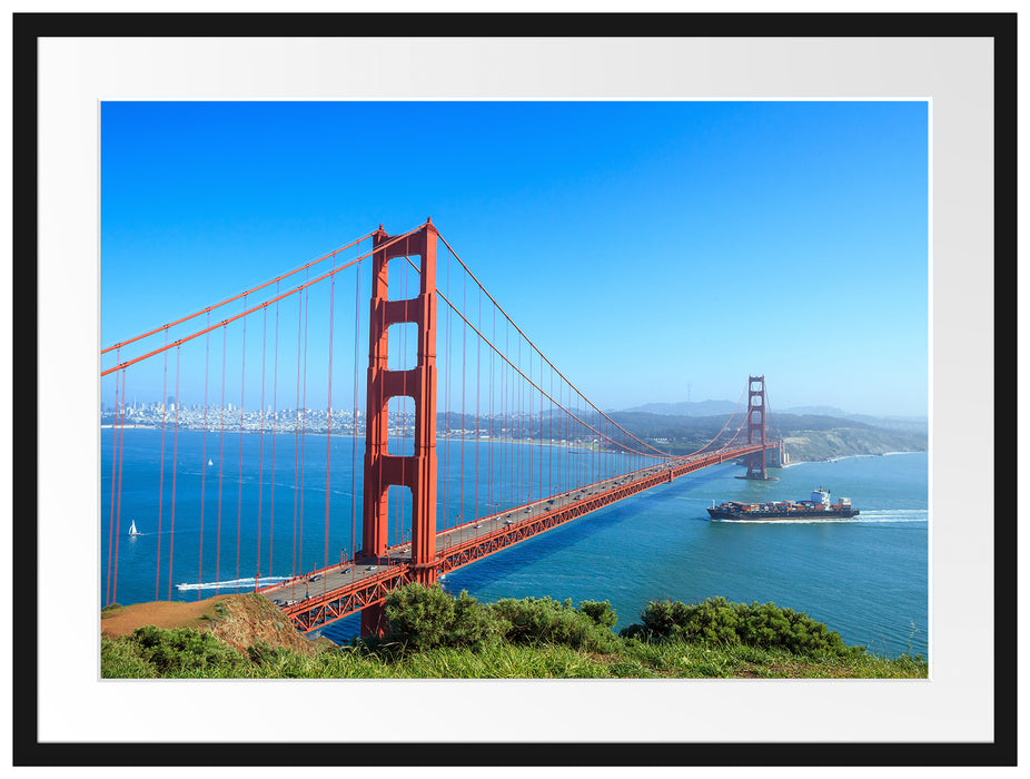 Golden Gate Bridge Passepartout 80x60