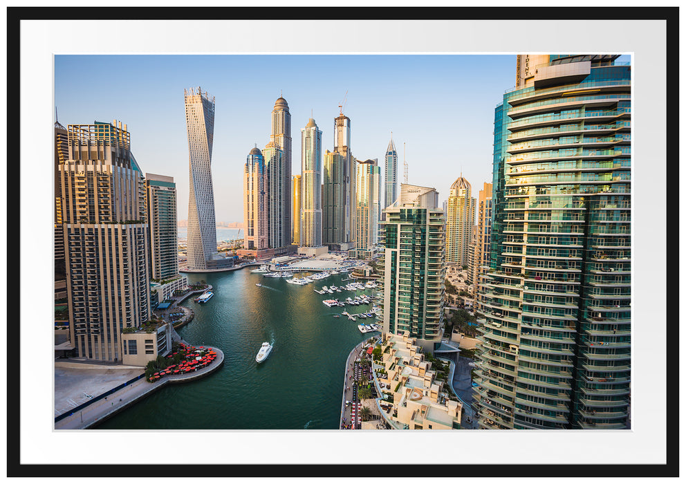 Dubai Metropole Passepartout 100x70
