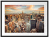 Skyline von New York Passepartout 80x60