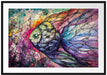Bunte Fische Kunst Passepartout 100x70